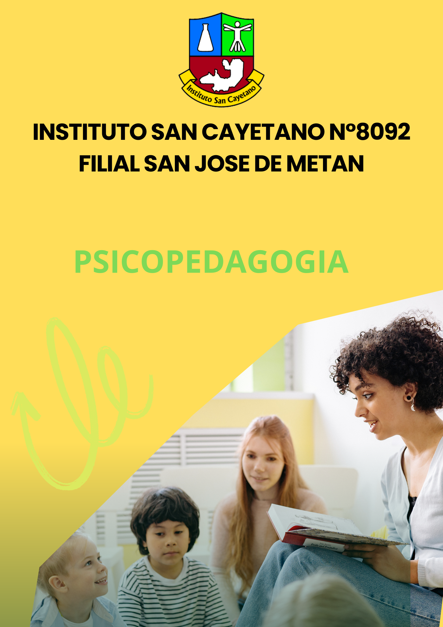 Flyer Curso de Verano Infantil Divertido Azul.png